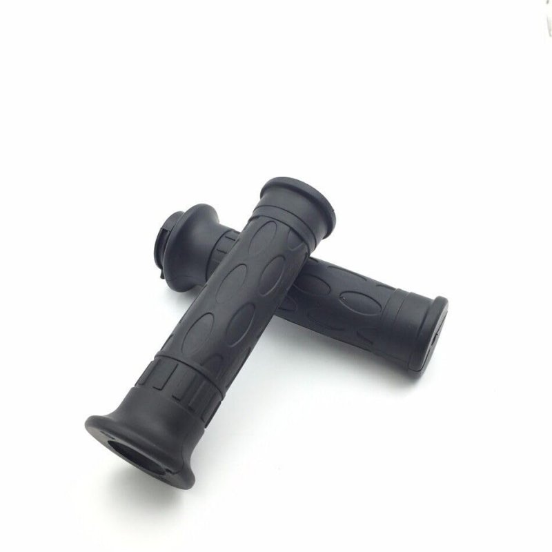 Httmt- R1 R6 Sat Vsingle Cable Rubber Oval Pattern Black 7 8 Hand Grip For Yamah