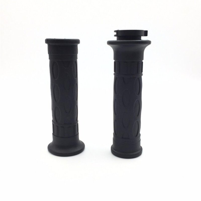 Httmt- R1 R6 Sat Vsingle Cable Rubber Oval Pattern Black 7 8 Hand Grip For Yamah