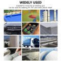 2pcs 40mm Stainless Steel Flat Wide Mouth Welding Nozzle Heat Resistant Gun For Pp Pvc Other Plastic Sheet