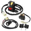 Handlebar Key Starter Relay Switch Kit For Honda Foreman 450 S Trx450fm 1998-2004 Manul Shift 35020-hm7-a00 35100-hn0-a02 
