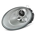 Headlights Assembly For 2006-2010 Volkswagen Beetle Driver Side Projector Headlamp Replacement Chrome Housing Clear Lens H7 