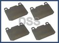 Mercedes 73-85 Brake Pad Silencer Shim Set X4 Front Large R107 W114 115 116 W123 