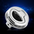 Qiilu Stainless Steel Flush Pull Hatch Latch Lock For Rv Marine Boat 1 5 Inch Silver