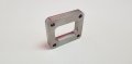 Stainless T4 Undivided Inlet Turbo Flange Spacer 0 75 In For S366 T70 Gt30 Gt35r S300 304l Steel Cnc Milled With M10 Thru Holes 