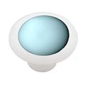 Planet Uranus White Decorative High Gloss Ceramic Drawer Knob 