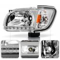 Acanii For 2001-2004 Toyota Tacoma Led Drl Headlights Headlamp Built In Corner Lights Left Right Driver Passenger Side