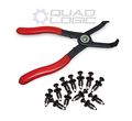 Polaris Atv Utv Plastic Body Rivet Pliers Tool And Rivets Set Of 12