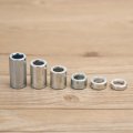 Minho High Strength Grade 8 M12 Wheel Spacer Outer Axle 5mm 8mm 12mm 22mm 30mm 38mm Fit For Motorcycle 6pcs