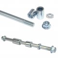 Minho High Strength Grade 8 M12 Wheel Spacer Outer Axle 5mm 8mm 12mm 22mm 30mm 38mm Fit For Motorcycle 6pcs