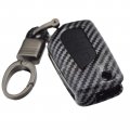 2-layers Protection Hybrid Combo Carbon Key Fob Cover With Keychain For Toyota C-hr Corolla Camry Rav4 Im Scion Tc Xb 3 Button 
