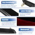 X Autohaux High Level Third Rear Brake Stop Light 8p4945097c For Audi A3 2 0l A T Quattro Base Hatchback 2009-2013 Black