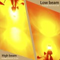 Wiseshine Bay15d P21 5w 1034a 1157a 1157na 2057a 2057na 2357a 2357na Amber Yellow 54smd 3014 12v-24v Super Bright Led For Turn