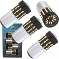 Wiseshine Bay15d P21 5w 1034a 1157a 1157na 2057a 2057na 2357a 2357na Amber Yellow 54smd 3014 12v-24v Super Bright Led For Turn