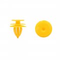 20 Pcs 9mm Hole Yellow Car Fastener Rivet Interior Trim Panel Door Clips 