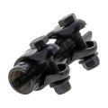 Tie Rod End Adjusting Sleeve For 2000 To 2005 Ford Excursion Steel Black Medium Thread Female Ends Counterclockwise Direction 