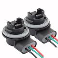 Tomall 3157 T25 Bulb Sockets Female Adapter For Automotive Light Bulbs Brake Lightpack Of 2 Tabs 