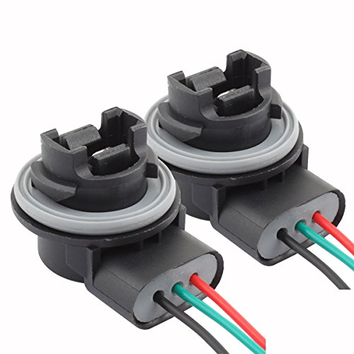 Tomall 3157 T25 Bulb Sockets Female Adapter For Automotive Light Bulbs Brake Lightpack Of 2 Tabs