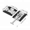 Ibasenice 3 Pairs Trailer Accessories Metal Door Catch Roadtrip Essentials Entry Lock Flap Holder Keystone Rv Parts Travel