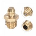 Uxcell Brass Straight Grease Fitting M10 X 1 5mm Thread Hydraulic Accessories 5pcs