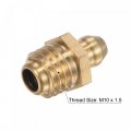 Uxcell Brass Straight Grease Fitting M10 X 1 5mm Thread Hydraulic Accessories 5pcs