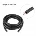 Uxcell Lubricating Oil Hose 6mm 15 64 Id X 10mm 25 Od 8 2ft 2 5m Rubber Water Pipe Tubing Black