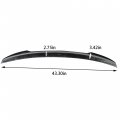 Labwork Painted Gloss Black Plastic Rear Trunk Lip Spoiler Replacement For 2020 2021 2022 Nissan Sentra