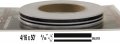 Universal Tfx 00043061 Auto Customizing Dual Pinstripe 46 X 50 8a Stripe 1 16 Gap Then 1a -61 Black