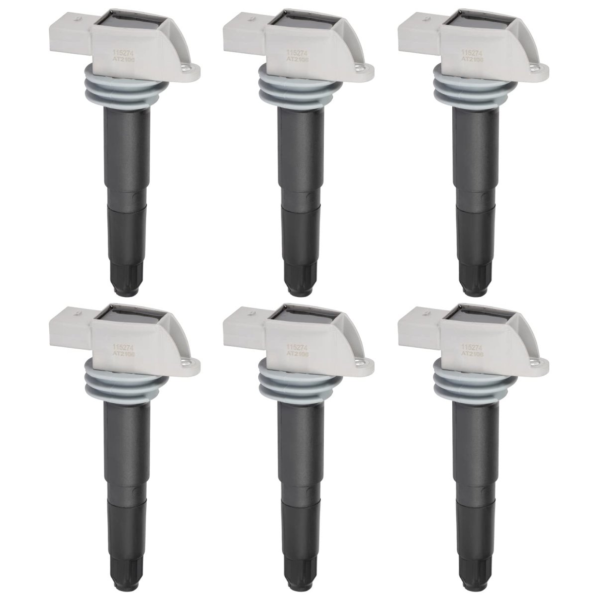 Set Of 6 Ignition Coil Packs 4 Pins Fits For Porsche 911 3 0l 2017-2019 Pack Replaces Uf641