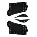 Kuafu Fender Cut Out Compatible With 1996-2000 Honda Civic Ek Ej Abs Plastic Black