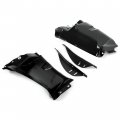 Kuafu Fender Cut Out Compatible With 1996-2000 Honda Civic Ek Ej Abs Plastic Black