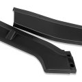 Auto Dynasty 3pcs Cs Style Matte Black Front Bumper Lip Splitter Chin Spoiler Wing Body Kit Compatible With Honda Civic 4-dr 12