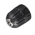 Uxcell 3 8 Keyless Drill Chuck Convert Adapter 0 8-10mm For Impact Driver Cordless Black