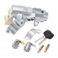 Car Start Switch Lock Ignition With Automatic Door 2 Keys Aluminium Alloy Replacement For Hilux 2005 Up