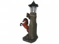 Dwk Stallion S Greeting Western Welcome Rearing Horse With Rope Figurine Solar Lantern Sun Powered Led Garden Decor Patio Light 