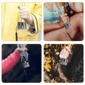 Valiclud 4pcs Umbrella Handle Replacement Flower Shaped Plastic Grip Folding Grips Stick For Replaceable Parts