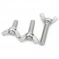 M6-1 0 X 60mm 304 Stainless Steel Wing Butterfly Screws Bolts Wing Bolt Machine Fastener Thumb Hand For Electronic Equipment 6