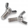 M6-1 0 X 60mm 304 Stainless Steel Wing Butterfly Screws Bolts Wing Bolt Machine Fastener Thumb Hand For Electronic Equipment 6