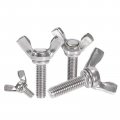 M6-1 0 X 60mm 304 Stainless Steel Wing Butterfly Screws Bolts Wing Bolt Machine Fastener Thumb Hand For Electronic Equipment 6 