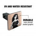Hot Mess Woman Mug Shot Tow Trailer Hitch Cover Plug Insert