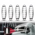 Alavente 5 Pcs Universal Roof Top Clearance Signal Light 12 Led Lamp Fit For Freightliner Cascadia And Most Trucks Trailers 