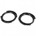 X Autohaux Pair 7 Inch Round Headlight Mounting Retaining Bracket Ring Headlamp Bezels Cover Abs For Jeep Wrangler Jk 2007-2017