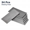 Uxcell 2x4 Inch Mild Steel Welding Plate 11 Gauge Practice And Training For Mig Tig Arc Gas Stick 24pcs