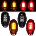 Auto Dynasty 4pc Smoked Lens Dually Bed Fender Led Side Marker Light Lamp Compatible With Chevy Silverado Sierra 2500 3500hd