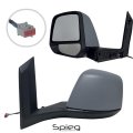 Spieg Driver Side Mirror Replacement For Ford Transit Connect 2014-2023 Power Fold Large Housing With Spotter Glass Lh