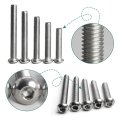 M6 Button Head Socket Cap Screws Bolts 304 Stainless Steel Metric Allen Hex Drive Fully Threaded 50 Pieces 30mm 35mm 40mm 45mm