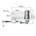 Bemonoc Diy Reciprocating Cycle Linear Actuator With Dc Gear Motor 12volt Stroke 12 16 20mm Adjustable 400rpm Speed Optional