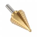 Waltyotur Titanium Step Drill Bit Set With Automatic Center Punch 1 8 To 1-3 Inch For Diyers 50 Sizes 6 Pieces