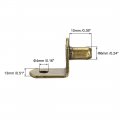 Uxcell Shelf Support Peg 6mm L-shaped Furniture Cabinet Closet Bracket Pegs With Hole For Kitchen Book Shelves Supplies Bronze