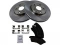 Front Ceramic Brake Pad And Rotor Kit Compatible With 2011-2015 Chevy Cruze 