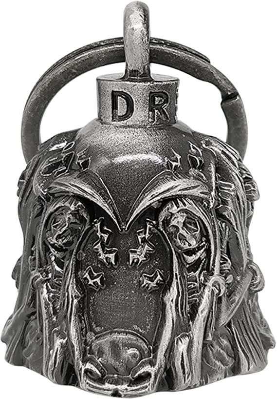 Dream Apparel Motorcycle Bells W Hanger Biker Accessories For Good Luck Safe Riding Key Chain Bell